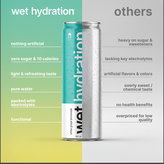 electrolyte Water: white grape lemonade 12 Pack