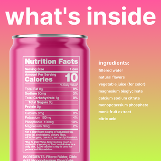 electrolyte water: watermelon lime 12 pack