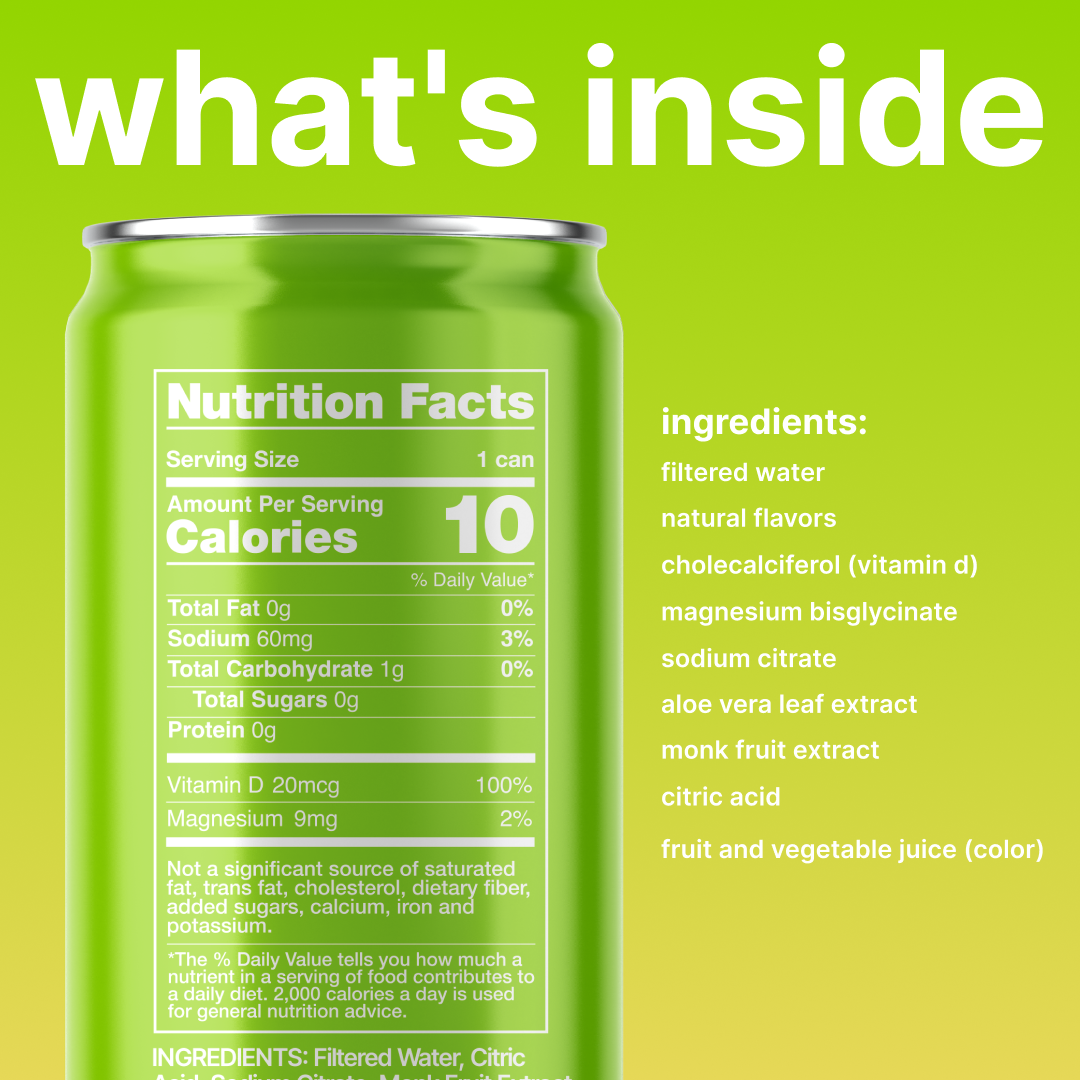 electrolyte water: peach pineapple 12 pack